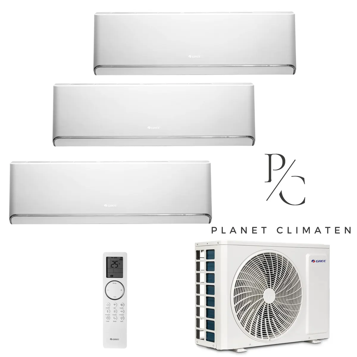 Klimatyzator multi-split Gree Airy biały GWHD(42) 12.1kW 3 jedn.