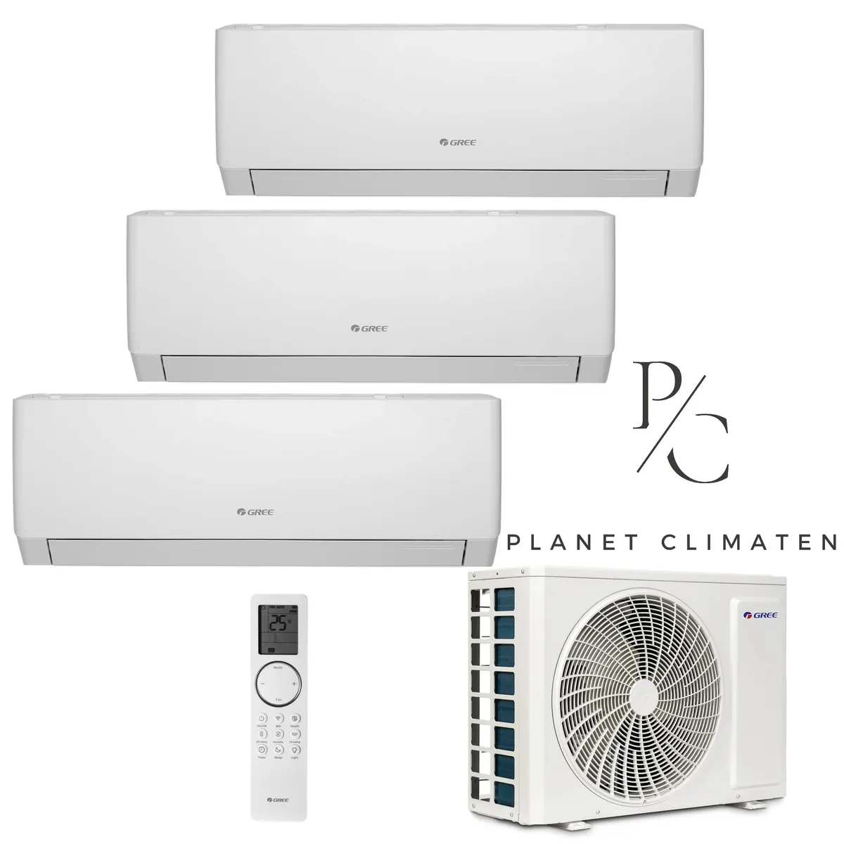 Klimatyzator multi-split Gree Pular PRO biały GWHD(36) 10.6kW 3 jedn.