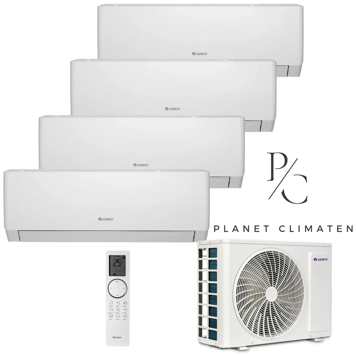 Klimatyzator multi-split Gree Pular PRO biały GWHD(36) 10.6kW 4 jedn.