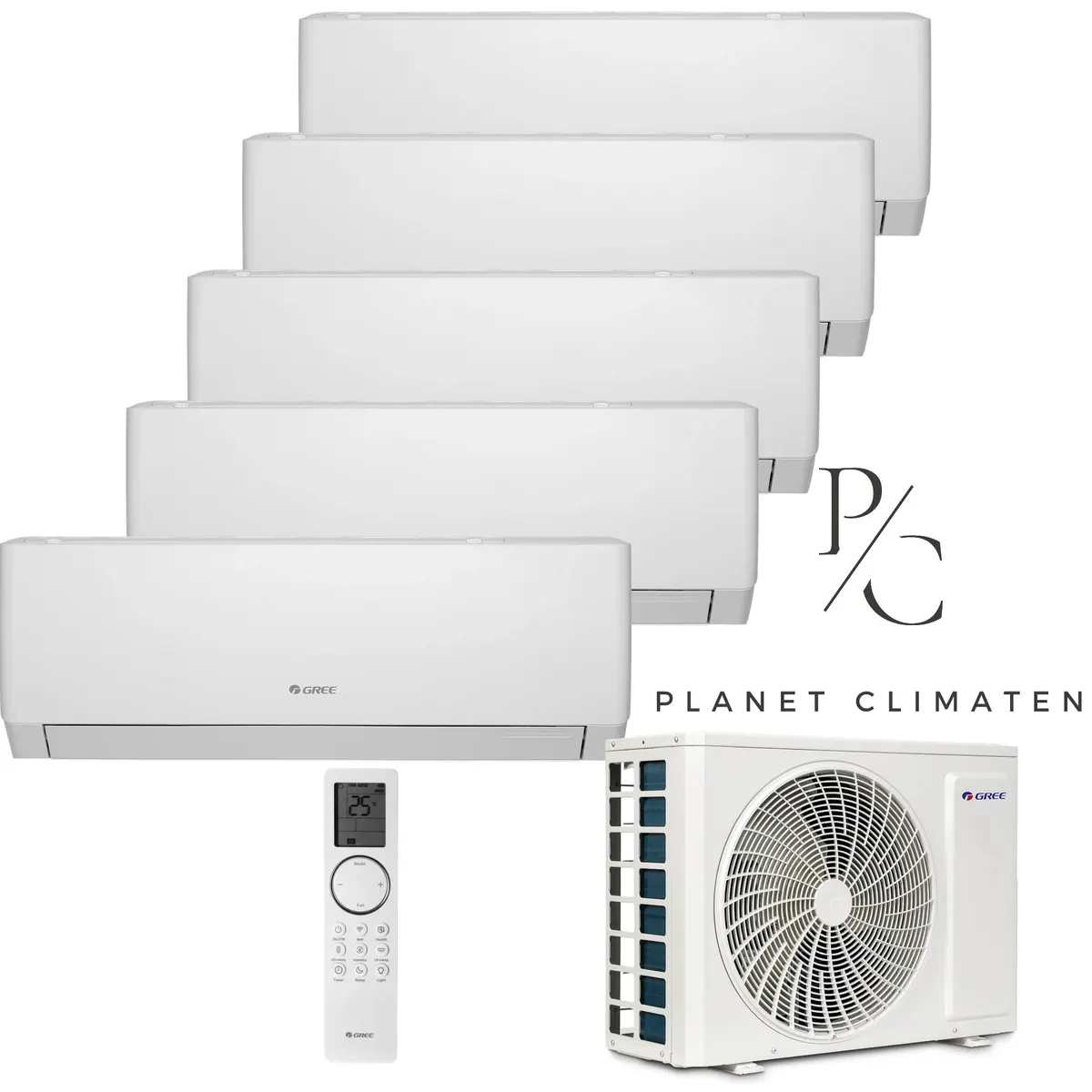 Klimatyzator multi-split Gree Pular PRO biały GWHD(42) 12.1kW 5 jedn.