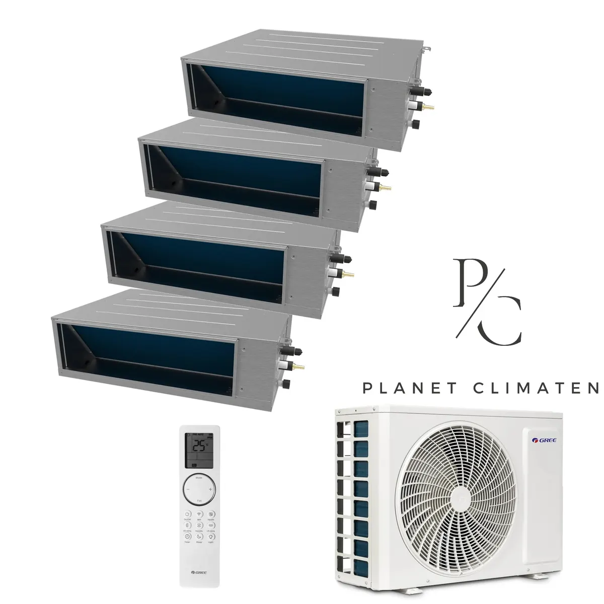 Klimatyzator multi-split Gree Free Match Kanałowa kanałowa GWHD(42) 12.1kW 