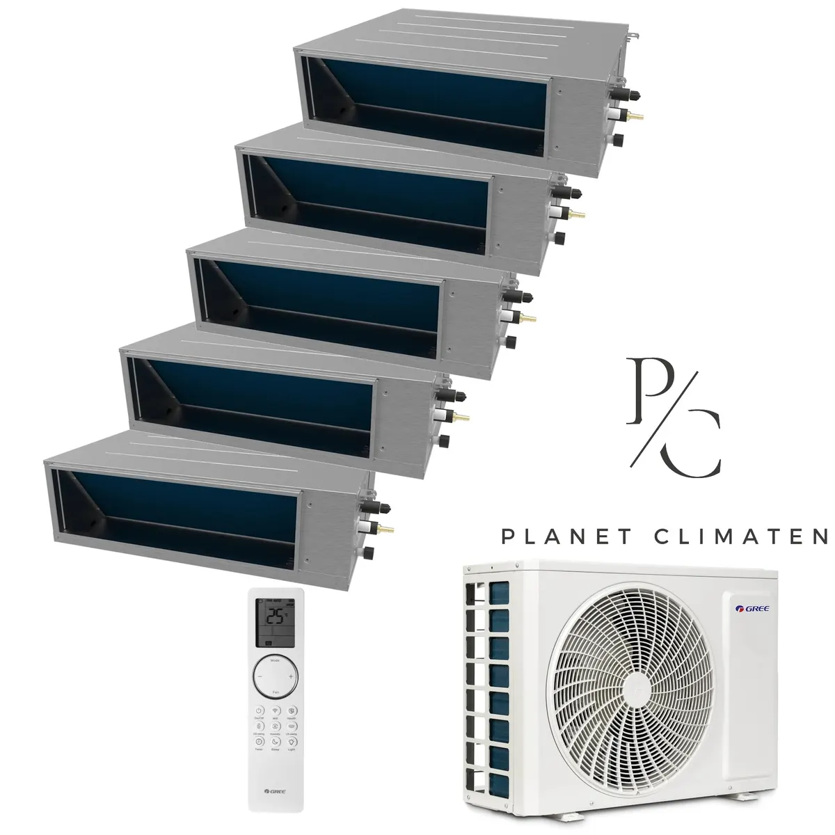 Klimatyzator multi-split Gree Free Match Kanałowa kanałowa GWHD(42) 12.1kW 
