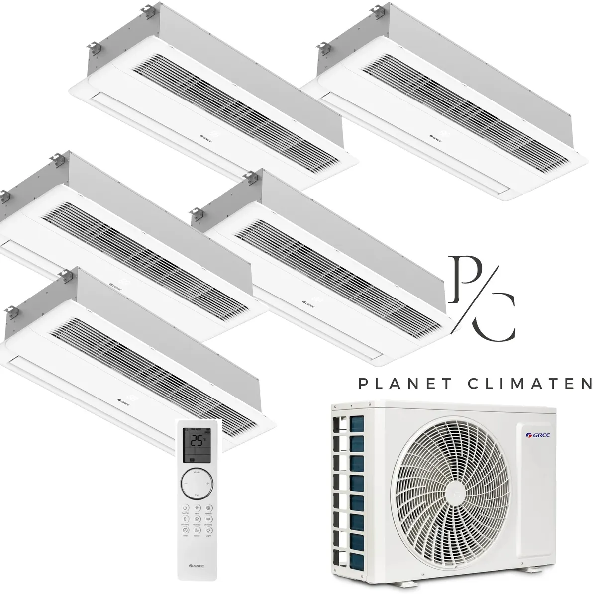 Klimatyzator multi-split Gree Free Match Kaseton 1-stronna kaseton 1-stronn