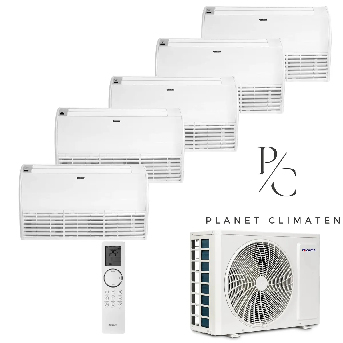 Klimatyzator multi-split Gree Free Match Przypodłogowa przypodłogowo-sufito