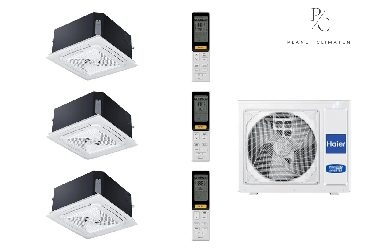 Klimatyzator multi-split Haier CASSETTE Mini AB (1-Way) 4U85S2SR5FA — 3 jedn. 8,5 kW (2,6+3,5+5 kW)