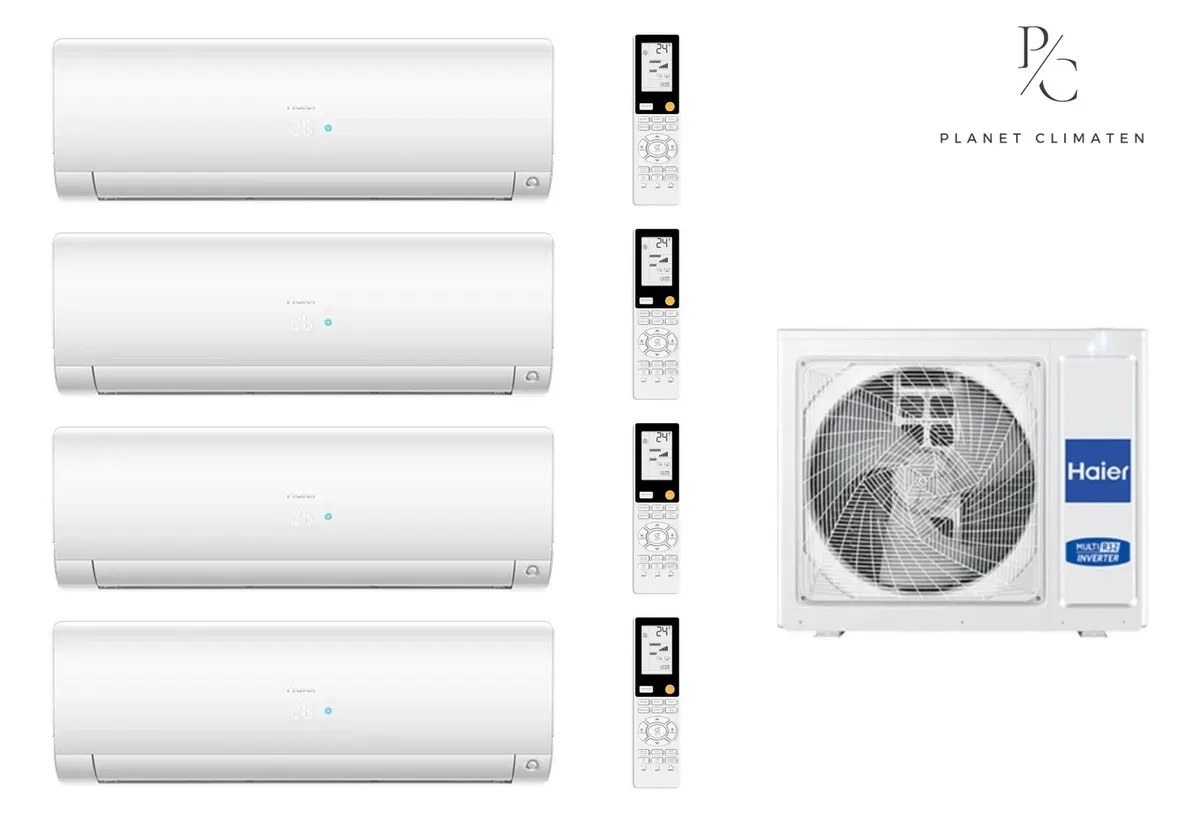 Klimatyzator multi-split Haier FLEXIS Plus WH 4U75S2SR5FA — 4 jedn. 7,5 kW (2,6+2,6+3,5+3,5 kW)