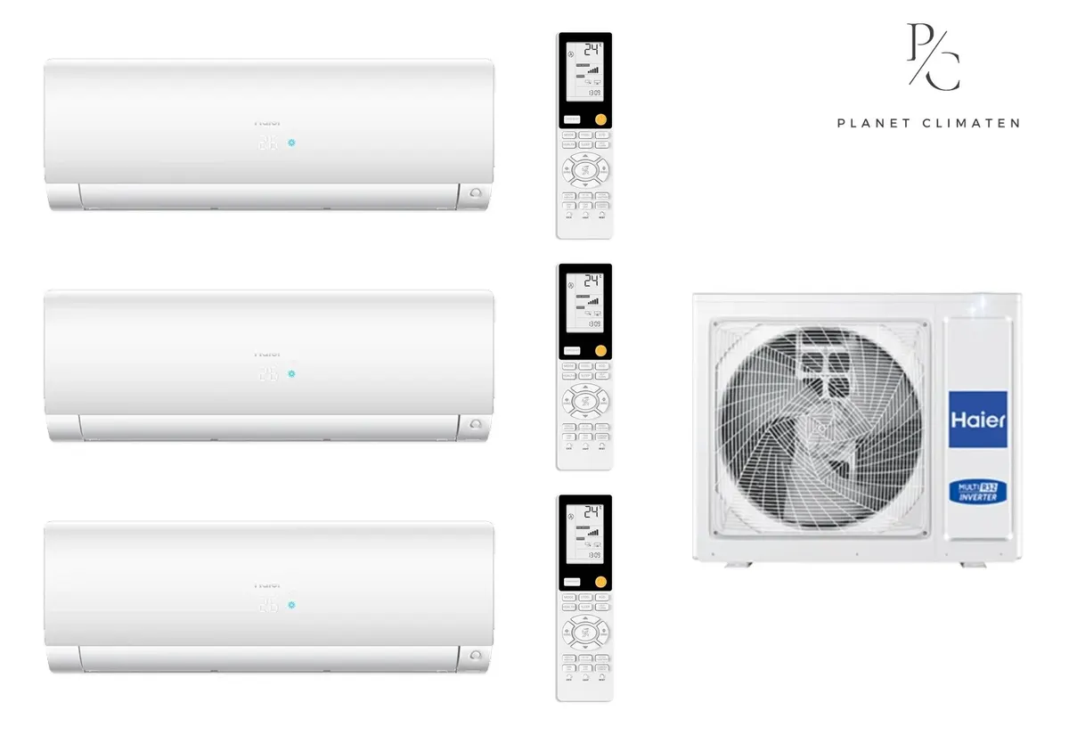 Klimatyzator multi-split Haier FLEXIS Plus LW 5U105S2SS5FA — 3 jedn. 10,0 kW (2,6+2,6+5,2 kW)