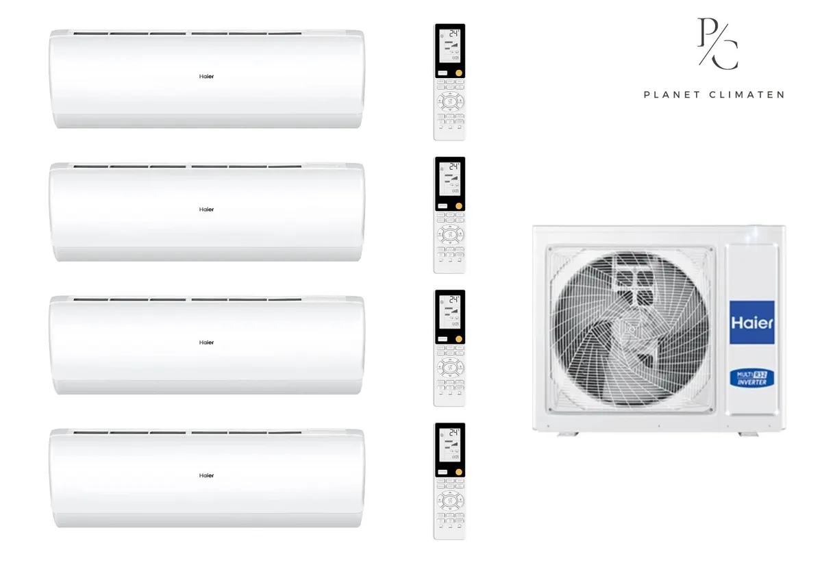 Klimatyzator multi-split Haier JADE Plus 4U75S2SR5FA — 4 jedn. 7,5 kW (2,6+2,6+2,6+2,6 kW)