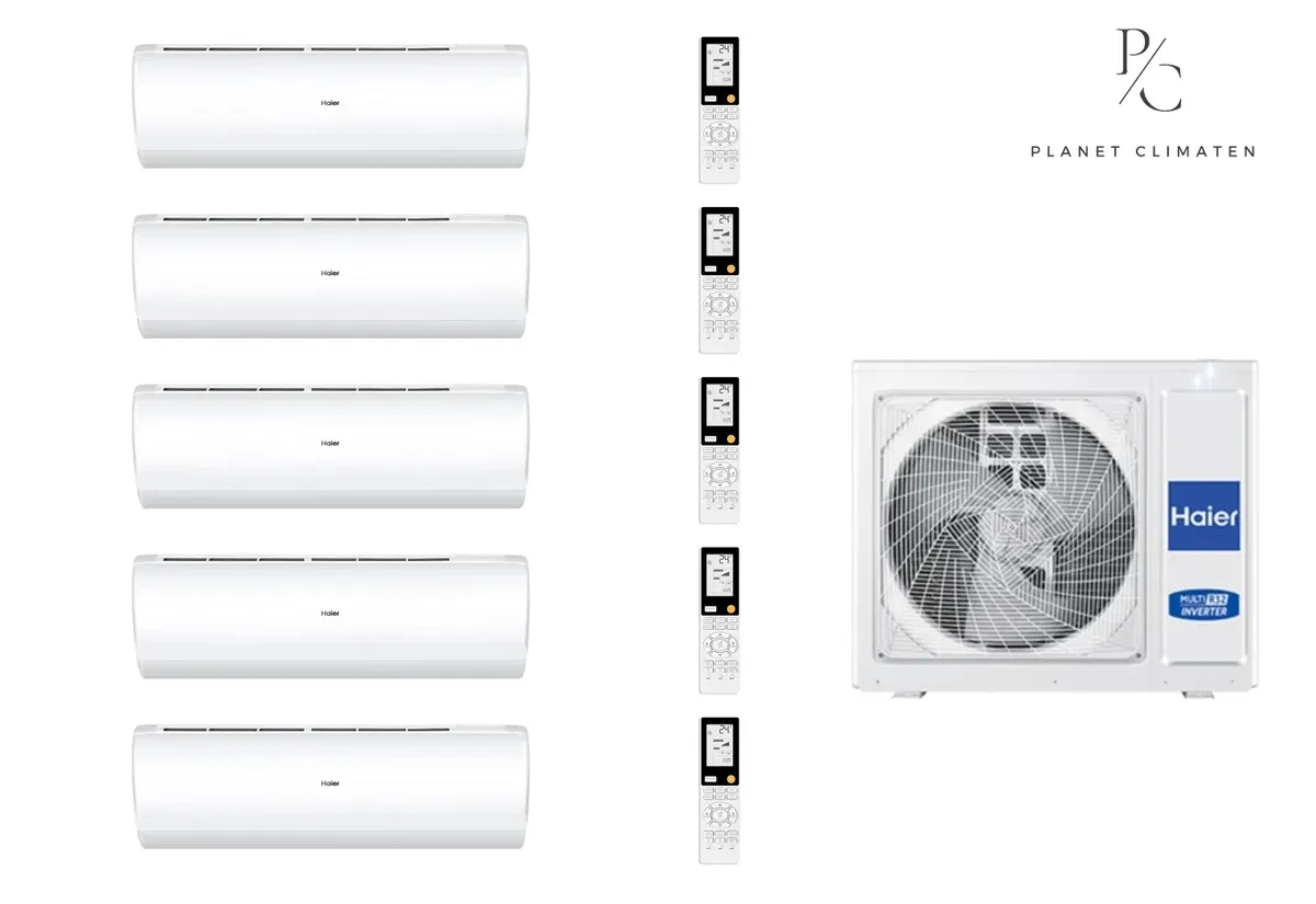 Klimatyzator multi-split Haier JADE Plus 5U105S2SS5FA — 5 jedn. 10,0 kW (2,6+2,6+2,6+2,6+2,6 kW)