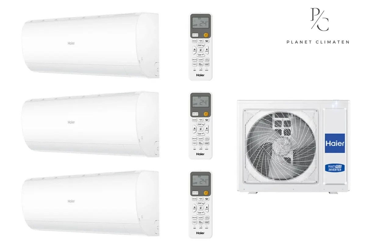 Klimatyzator multi-split Haier PEARL NEO Plus 4U75S2SR5FA — 3 jedn. 7,5 kW (2,7+2,7+6,8 kW)