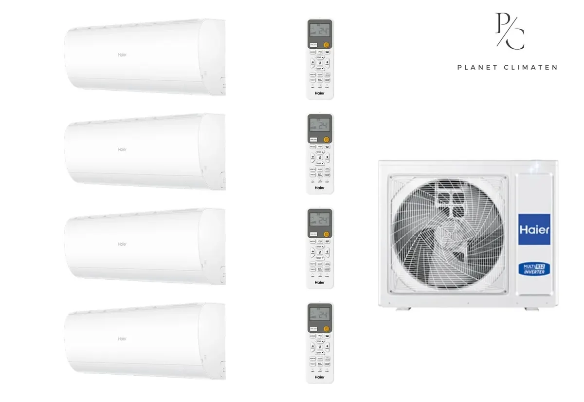 Klimatyzator multi-split Haier PEARL NEO Plus 4U75S2SR5FA — 4 jedn. 7,5 kW (2,7+2,7+2,7+5,3 kW)