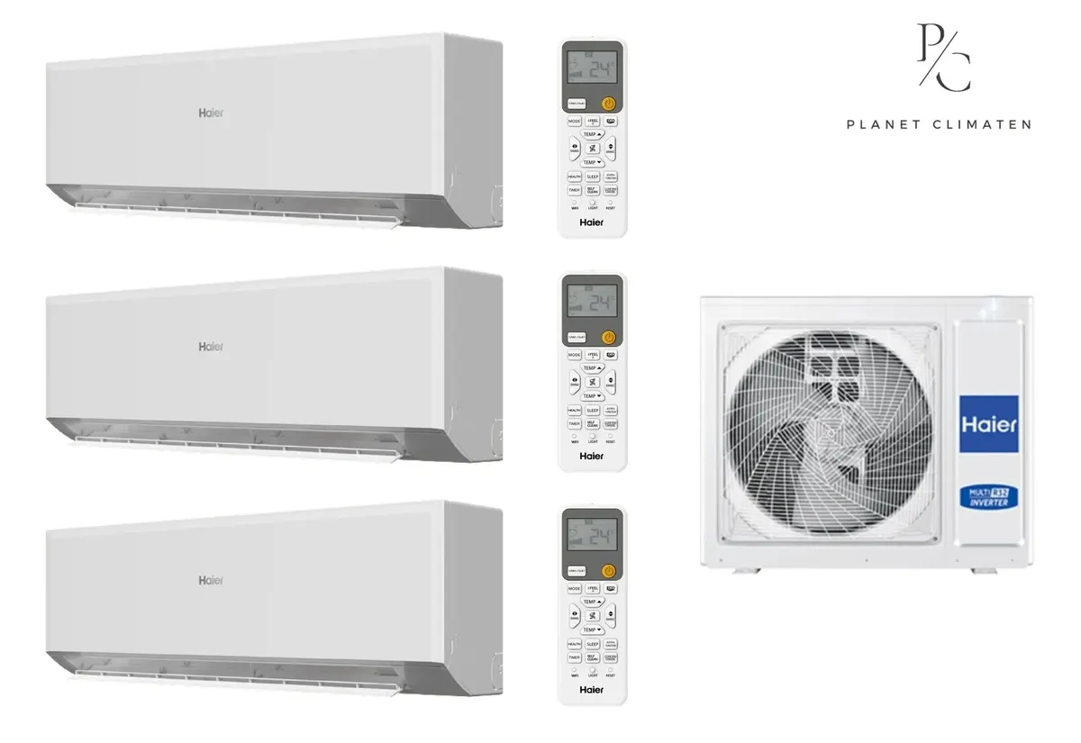 Klimatyzator multi-split Haier REVIVE Plus 3U55S2SR5FA — 3 jedn. 5,0 kW (2,7+2,7+2,7 kW)