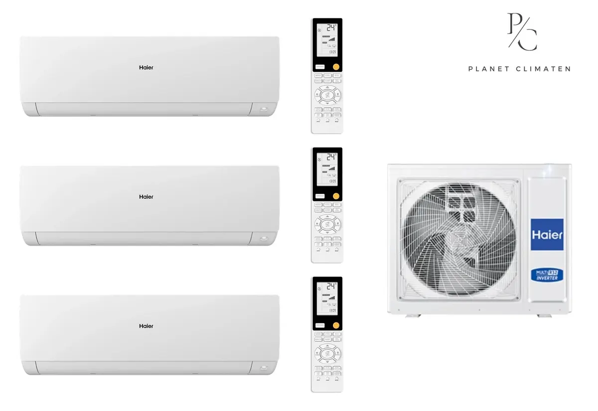Klimatyzator multi-split Haier SERENE Plus biały mat 5U105S2SS5FA — 3 jedn. 10,0 kW (3,5+5,3+5,3 kW)