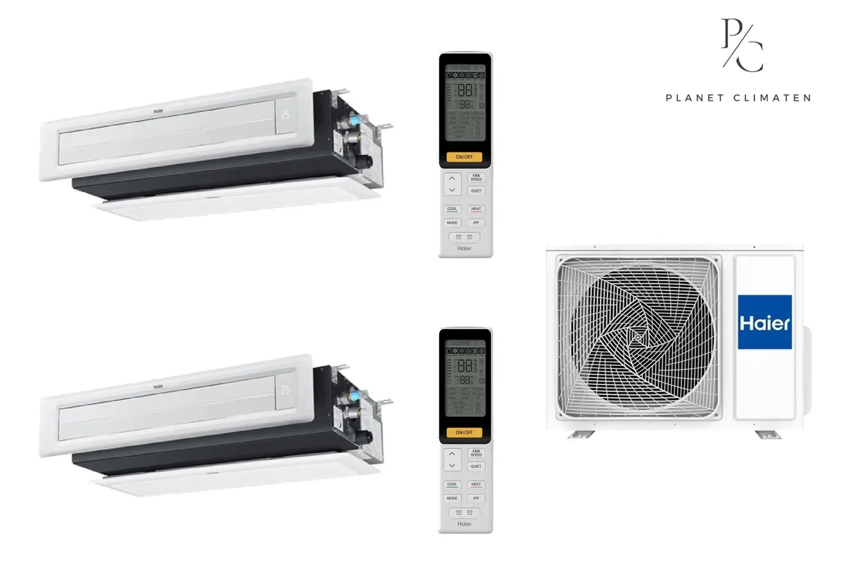Klimatyzator multi-split Haier Slim DUCTED AD 3U55S2SR5FA — 2 jedn. 5,0 kW (2,5+2,5 kW)
