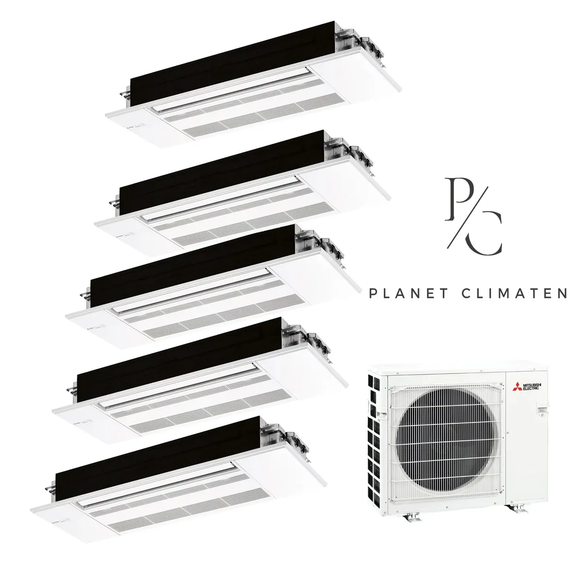 Klimatizácia multi-split Mitsubishi MXZ-6F120 MLZ kazetová 11.89kW 5 jedn.