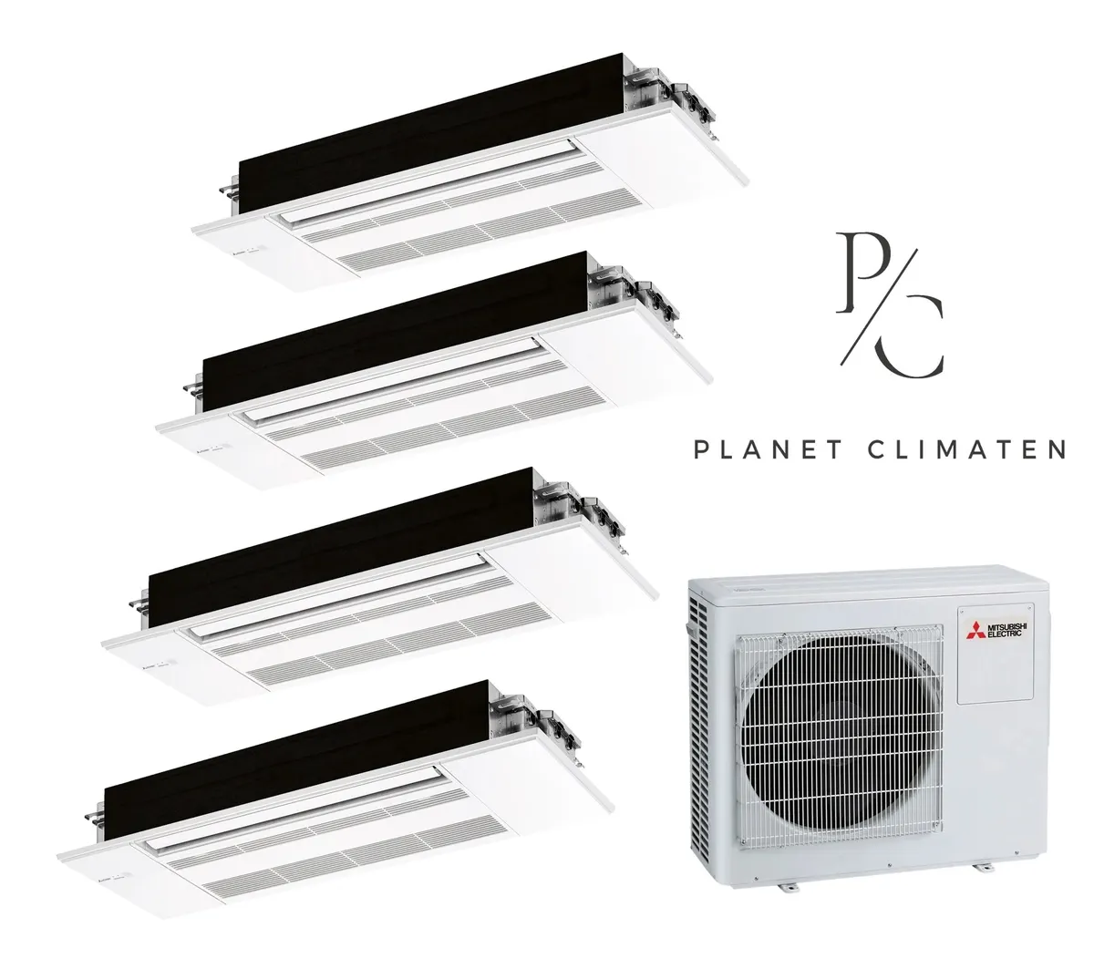 Klimatizácia multi-split Mitsubishi MXZ-6F120 MLZ kazetová 10.7kW 4 jedn.