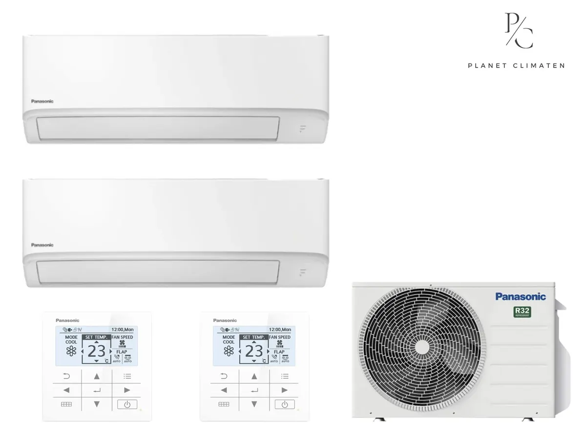 Klimatyzator multi-split ścienny Panasonic TZ super-compact biały CU-2Z41CBE — 2 jedn. 1,6+1,6 kW (2 pomieszczenia)