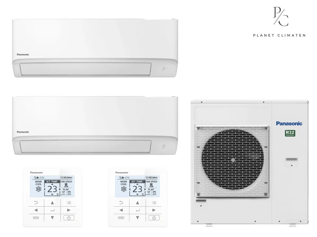 Klimatizácia multi-split nástenná Panasonic TZ super-compact biela CU-5Z90CBE — 2 jedn. 4,2+5 kW (2 miestnosti)