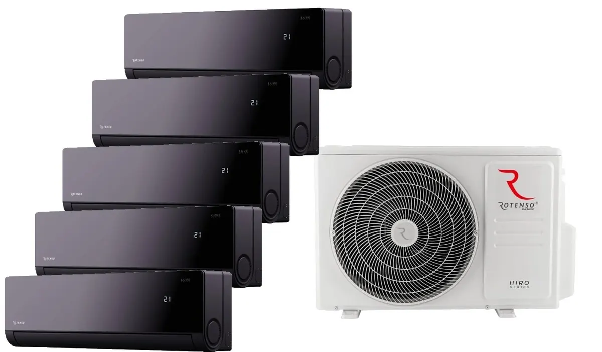 Klimatyzator multi-split Rotenso HN120Xm5 5 jedn. Luve Black 11,79kW
