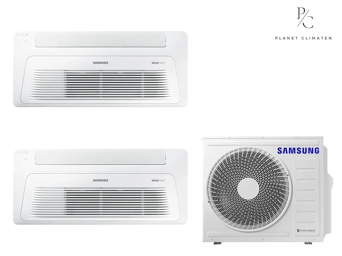 Klimatizácia multi-split Samsung FJM Kazetová 1-kier — vonkajšia jednotka AJ040 + 2x jednotka (2,5, 2,5 kW)