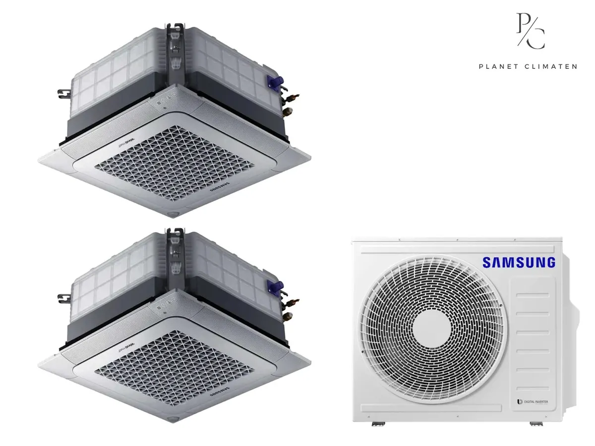 Klimatizácia multi-split Samsung FJM Kazetová 4-kier — vonkajšia jednotka AJ080 + 2x jednotka (5,0, 5,0 kW)