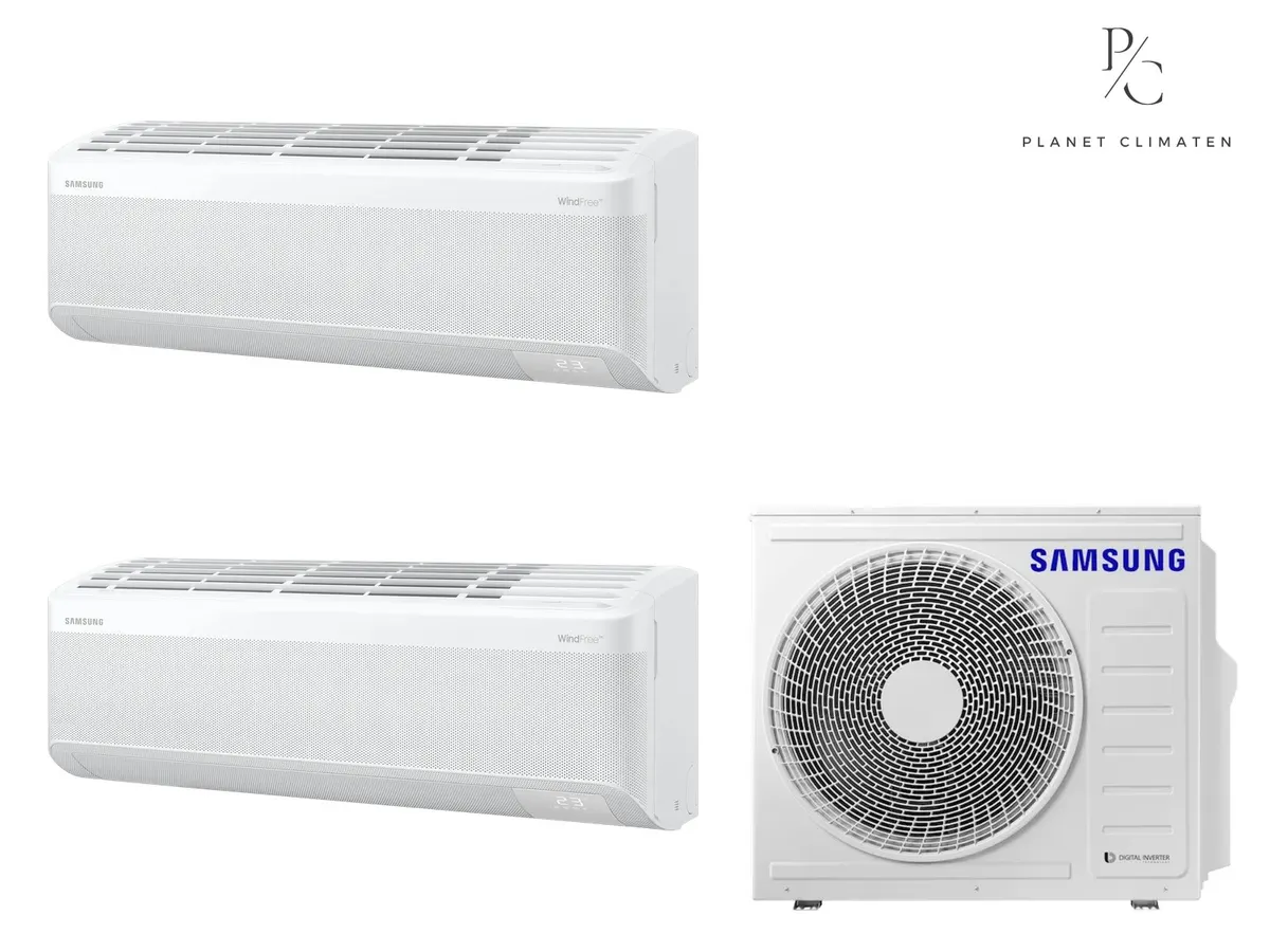 Klimatizácia multi-split Samsung WindFree Comfort S2 — vonkajšia jednotka AJ068 + 2x jednotka (5,0, 5,0 kW)