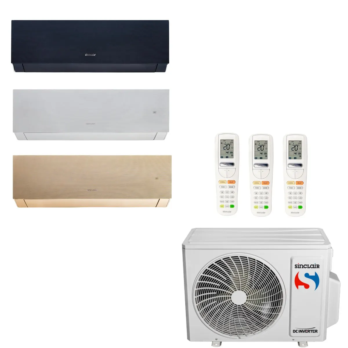 Klimatizácia multi-split Sinclair MARVIN MV-E28BI2 8kW 3 jedn.