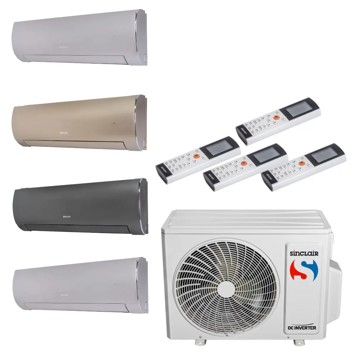 Klimatizácia multi-split Sinclair TERREL MV-E28BI2 8kW 4 jedn.