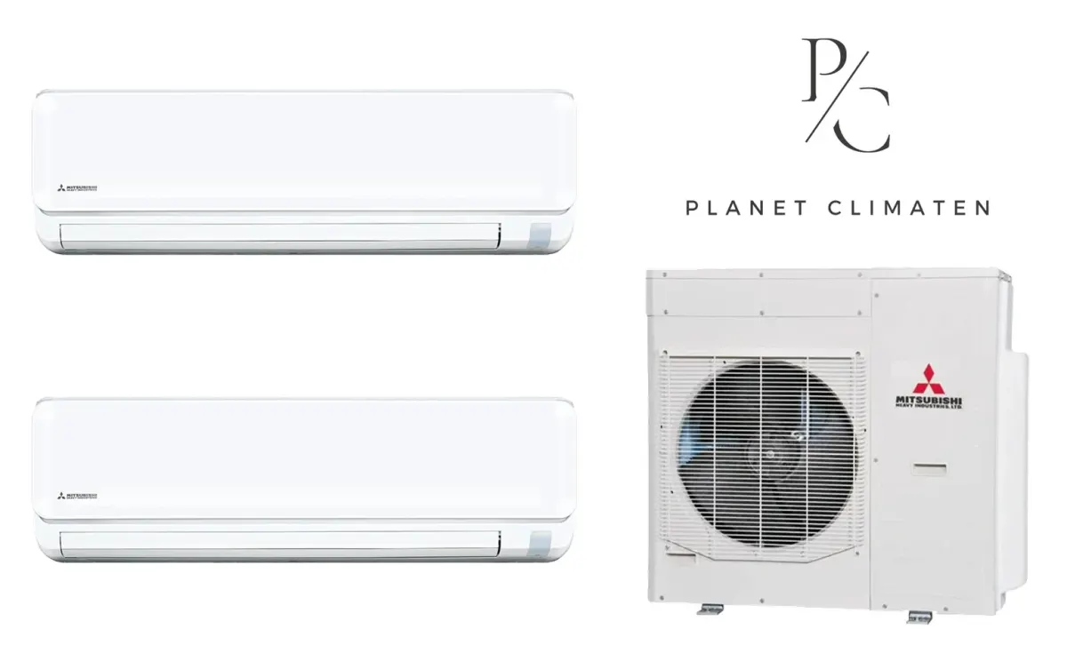 Klimatyzacja multi-split Mitsubishi Heavy SRK-ZTL Standard Plus biały — agregat SCM125ZM + 2× jednostka (7,1, 7,1 kW)