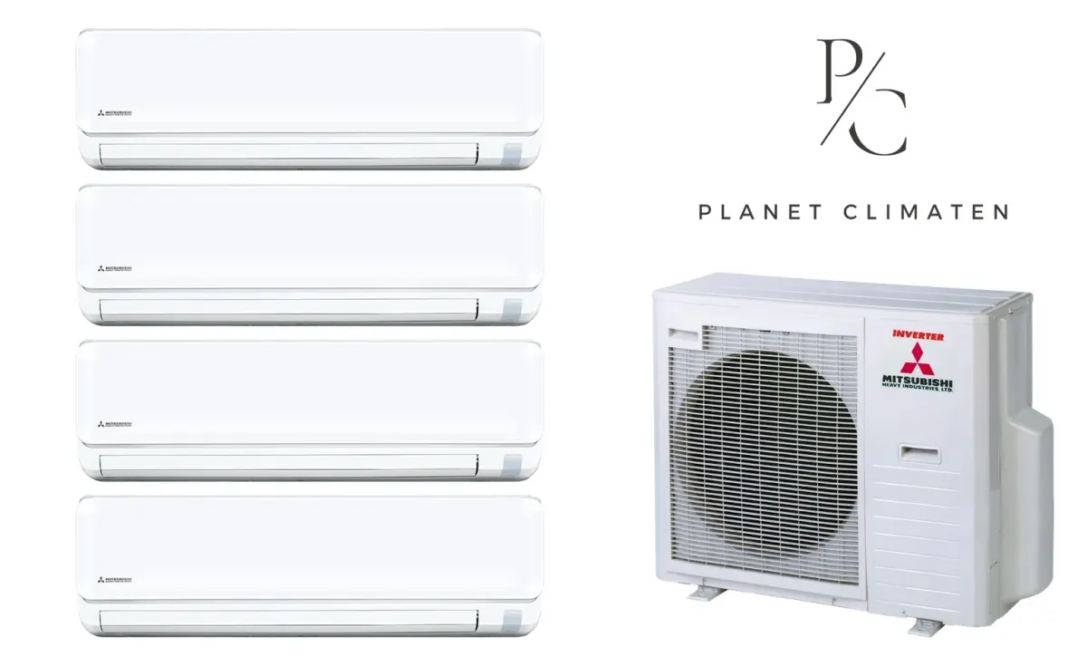 Klimatyzacja multi-split Mitsubishi Heavy SRK-ZTL Standard Plus biały — agregat SCM71ZS + 4× jednostka (2,0, 2,0, 2,0, 2,0 kW)