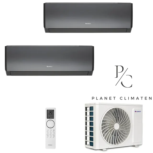 Gree — Klimatyzator multi-split Gree Pular PRO grafitowy GWHD(18) 5.3kW 2 jedn.