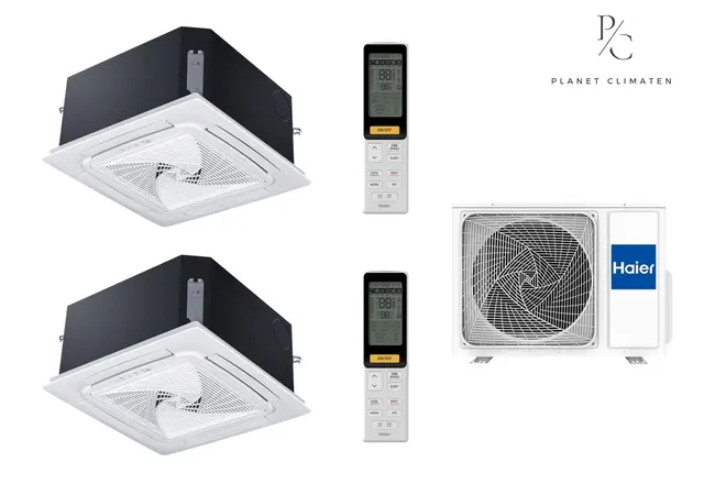 Haier — Klimatyzator multi-split Haier CASSETTE Mini AB (4-Way) 2U40S2SM1FA — 2 jedn. 4,0 kW (2,5+3,5 kW)