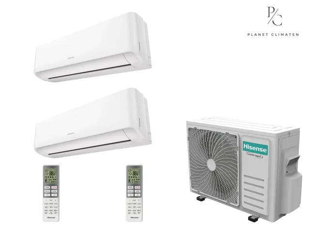 Hisense — Klimatyzacja multi-split Hisense Expert Comfort — agregat 2AMW35U4RGC + 2x jednostka (2,5, 2,5 kW)