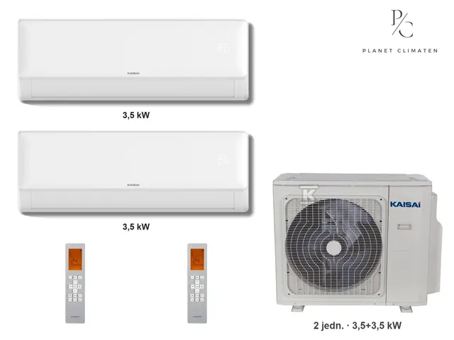 Kaisai — Klimatyzator multi-split Kaisai fly+ K3OA-27HFN32H — 2 jedn. 3,5+3,5 kW (2 pomieszczenia)