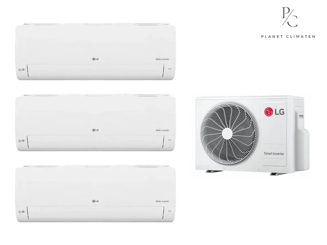 LG — Klimatyzacja multi-split LG Standard 2 EZ — agregat MU3R19.UE0 + 3× jednostka (2,5, 2,5, 2,5 kW)