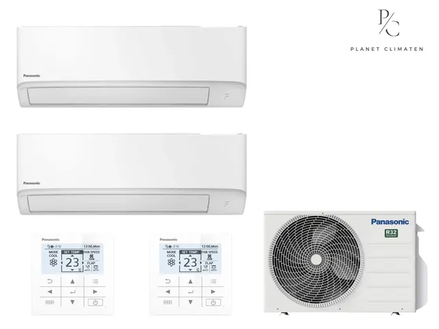 Panasonic — Klimatyzator multi-split ścienny Panasonic TZ super-compact biały CU-2Z41CBE — 2 jedn. 1,6+1,6 kW (2 pomieszczenia)