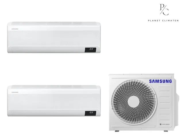 Samsung — Klimatyzacja multi-split Samsung WindFree Avant biały — agregat AJ040 + 2x jednostka (2,0, 2,5 kW)